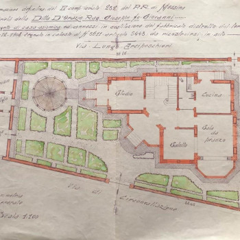 Planimetria generale - Progetto di casa asismica